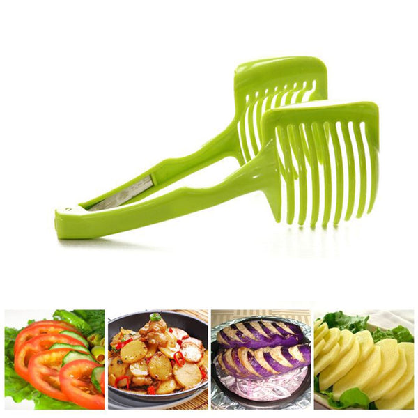 Plastic Potato Slicer  Tomato Cutter Tool Shreadders Lemon Cutting