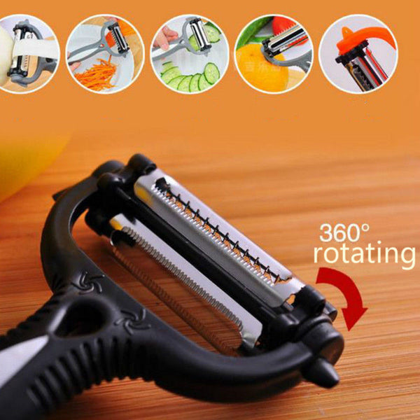 Multifunctional 360 Degree Rotary Kitchen Tool Vegetable Fruit Potato Carrot Peeler